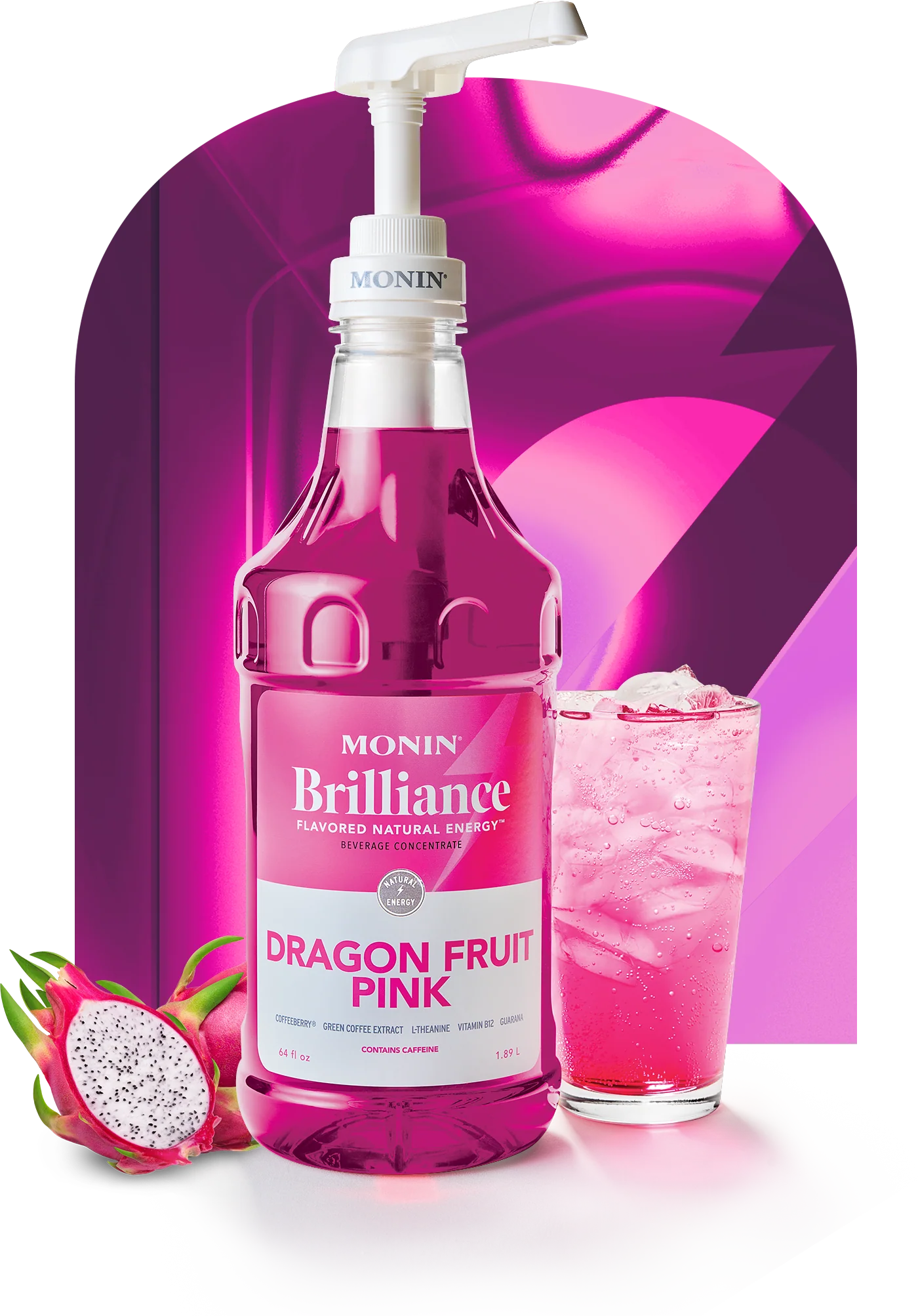 Brilliance Dragon Fruit Pink Natural Energy